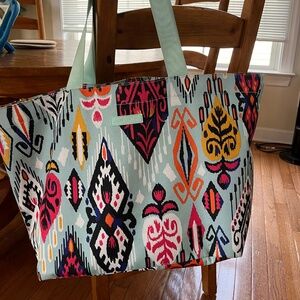 Vera Bradley Beach bag and matching tote bag